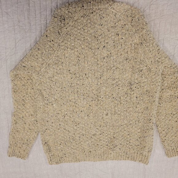 Finisterre Westray Crew Sweater, Large, Shale/Lt Brown - Picture 6 of 8